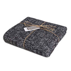 Ριχτάρι Charisma Cotton Solid / 180X230 / Black & white